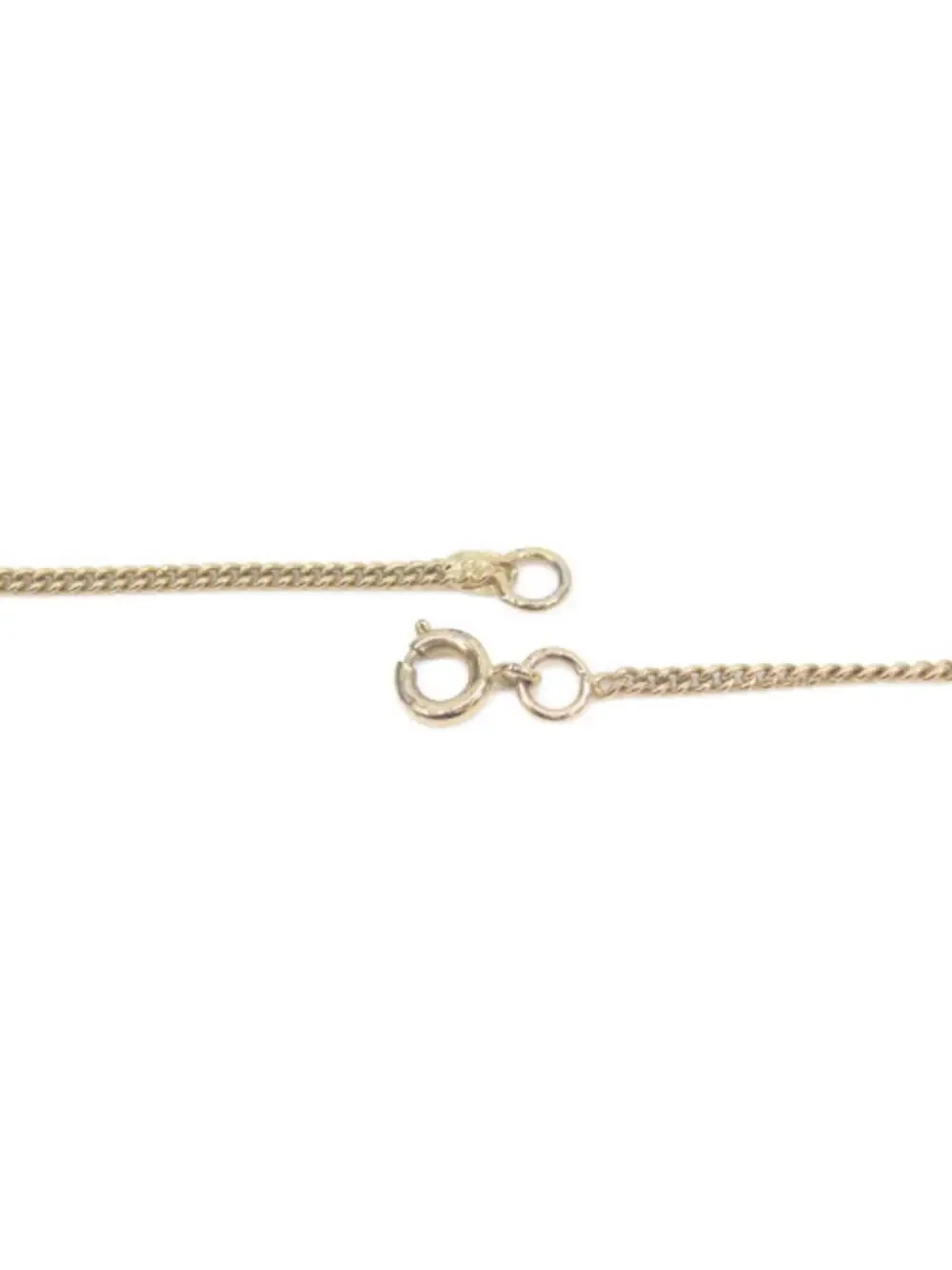 Chanel Cc Logo Pendant Necklace Gold- #288066C84B